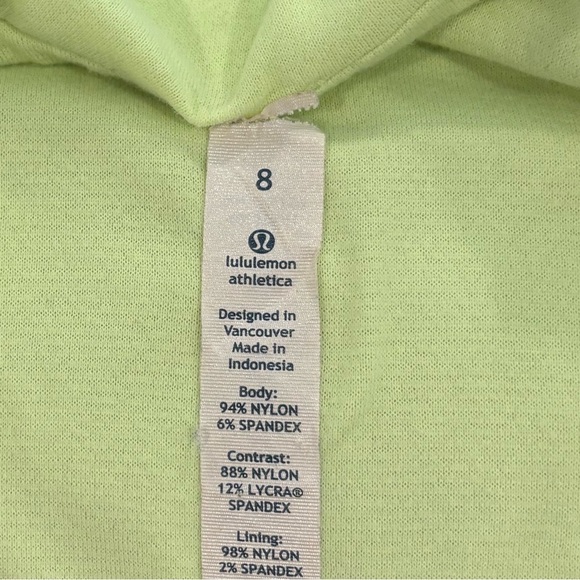 Lululemon Street To Studio Jacket Size 8 In Faded Zap Neon Lime Green - Picture 10 of 13